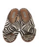 Gabriela Hearst Ponyhair Animal Print Slides