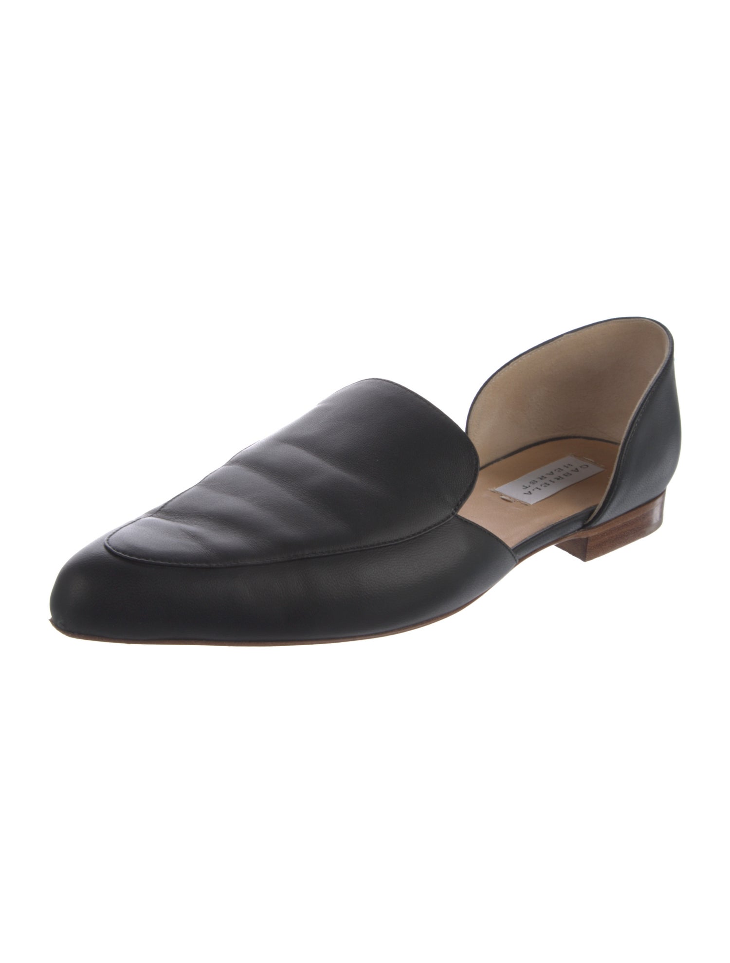 Gabriela Hearst Leather D'Orsay Flats