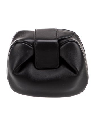 Gabriela Hearst Leather soft demi clutch
