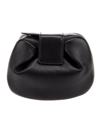 Gabriela Hearst Leather soft demi clutch