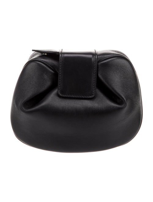 Gabriela Hearst Leather soft demi clutch