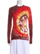 Gabriela Hearst Cashmere Tie-Dye Print T-Shirt