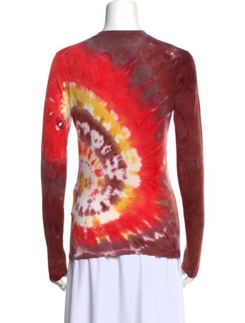 Gabriela Hearst Cashmere Tie-Dye Print T-Shirt