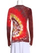 Gabriela Hearst Cashmere Tie-Dye Print T-Shirt