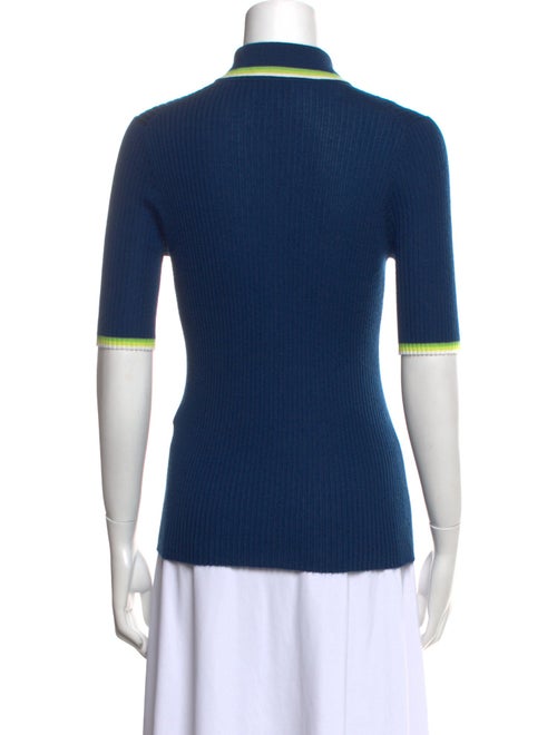 Gabriela Hearst Cashmere Three-Quarter Sleeve Polo