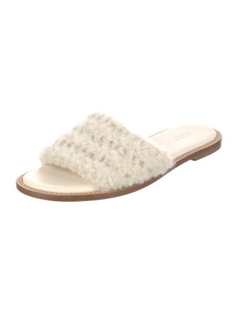 Gabriela Hearst Shearling Slides