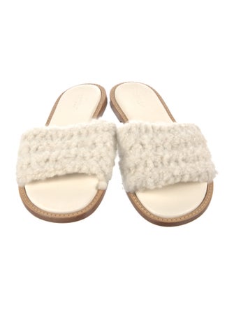 Gabriela Hearst Shearling Slides