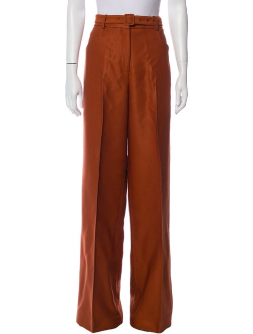 Gabriela Hearst Virgin Wool Wide Leg Pants