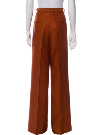 Gabriela Hearst Virgin Wool Wide Leg Pants