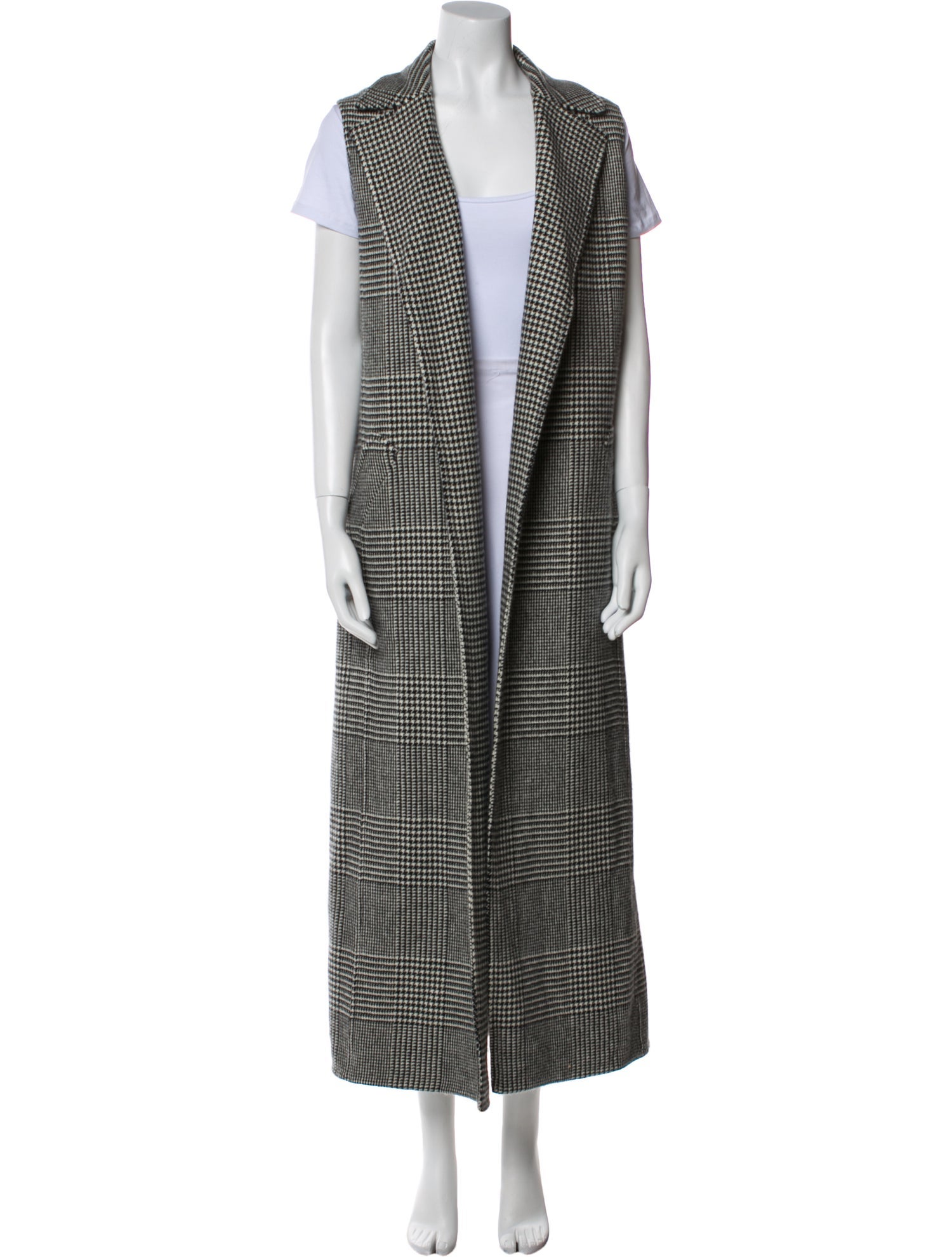 Gabriela Hearst Houndstooth Print Coat