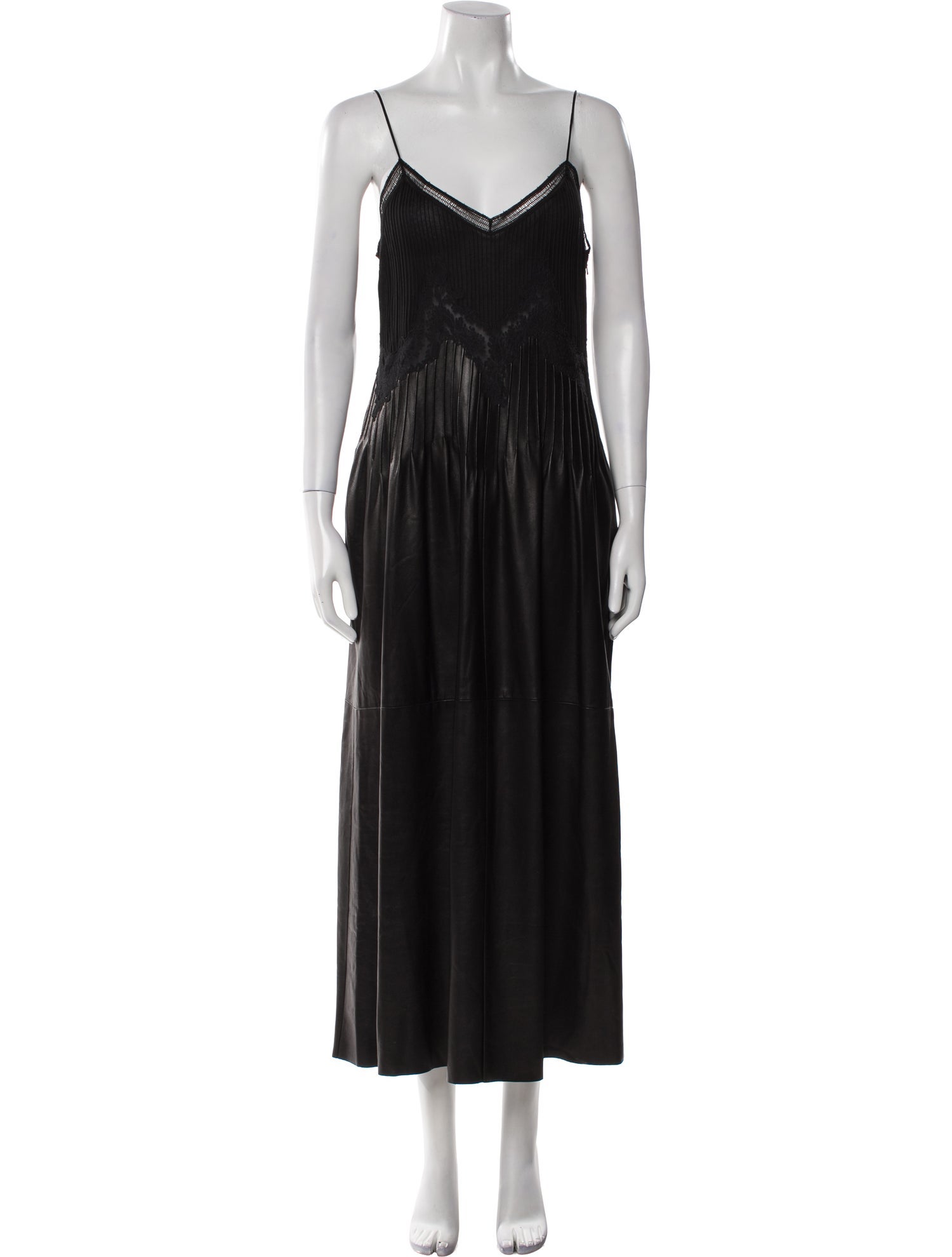 Gabriela Hearst Lambskin Long Dress