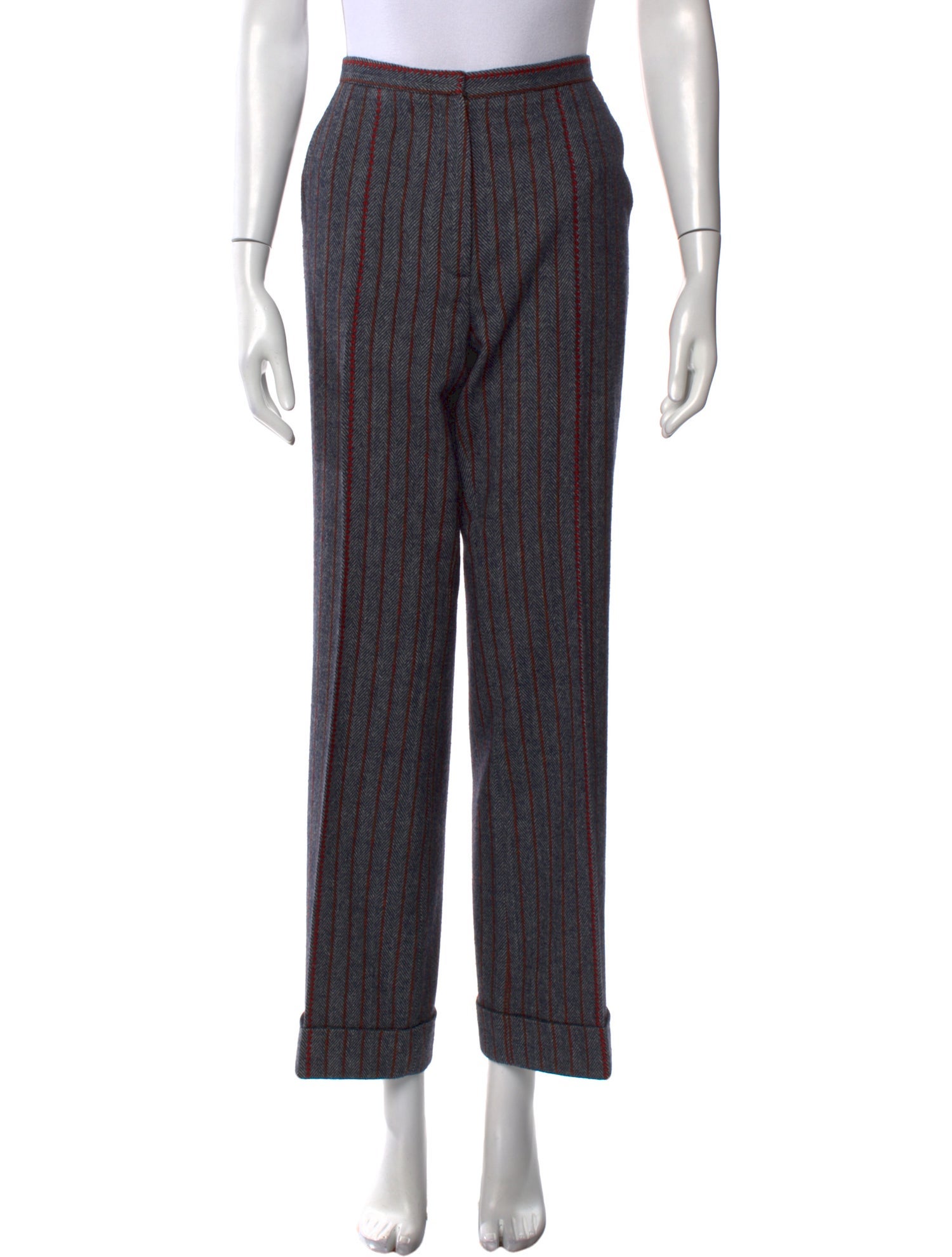 Gabriela Hearst Striped Wide Leg Pants
