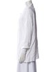 Gabriela Hearst Linen Long Sleeve Button-Up Top