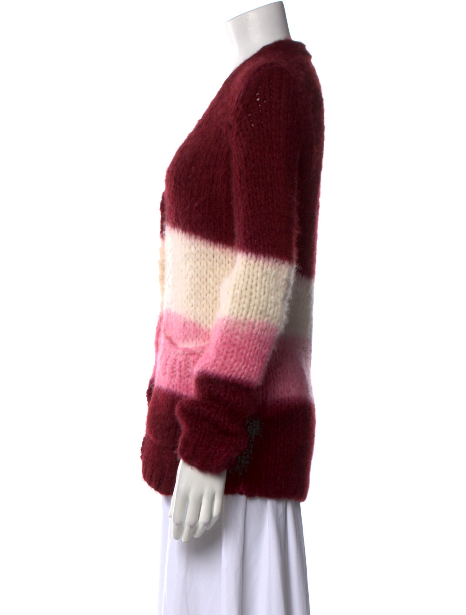 Gabriela Hearst Cashmere Colorblock Pattern Sweater