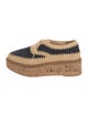 Gabriela Hearst Straw Colorblock Pattern Espadrilles