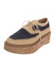 Gabriela Hearst Straw Colorblock Pattern Espadrilles