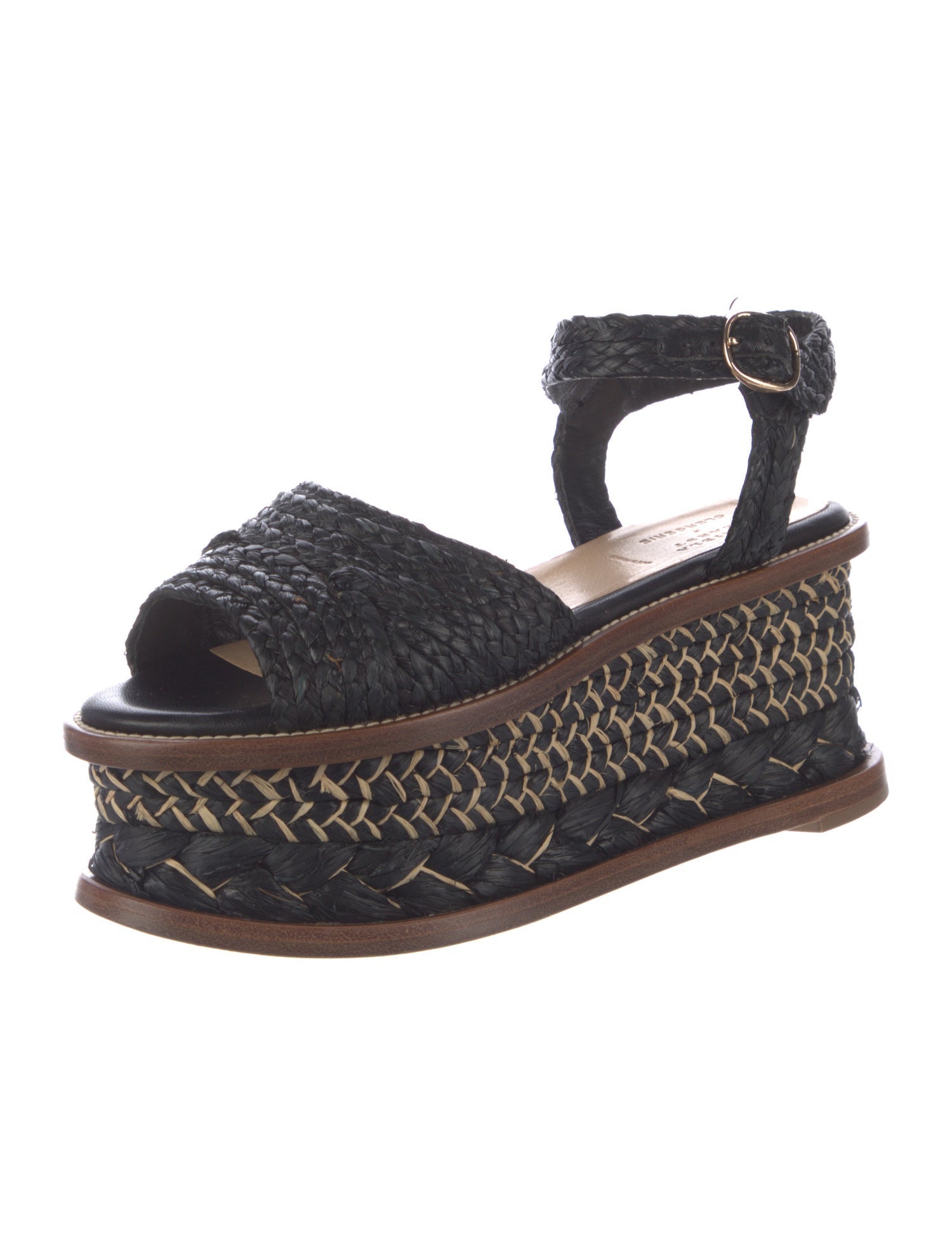 Gabriela Hearst Straw Espadrilles