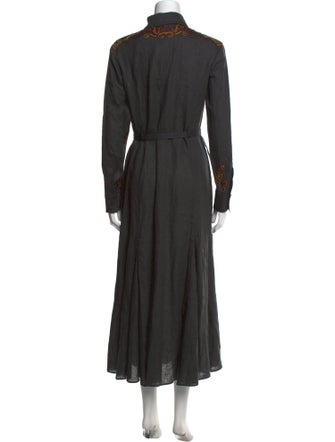 Gabriela Hearst Linen Long Dress