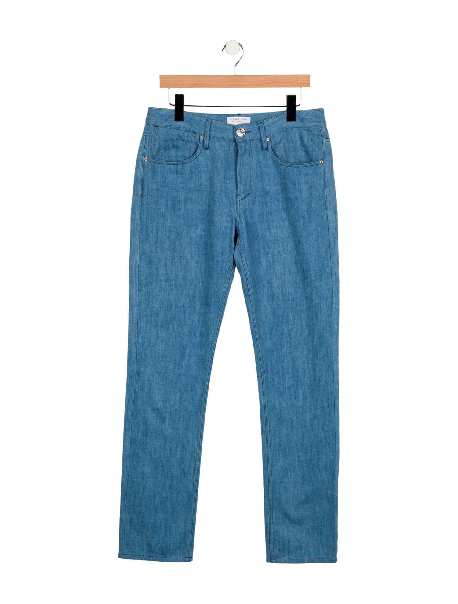 Gabriela Hearst Mid-Rise Straight Leg Jeans