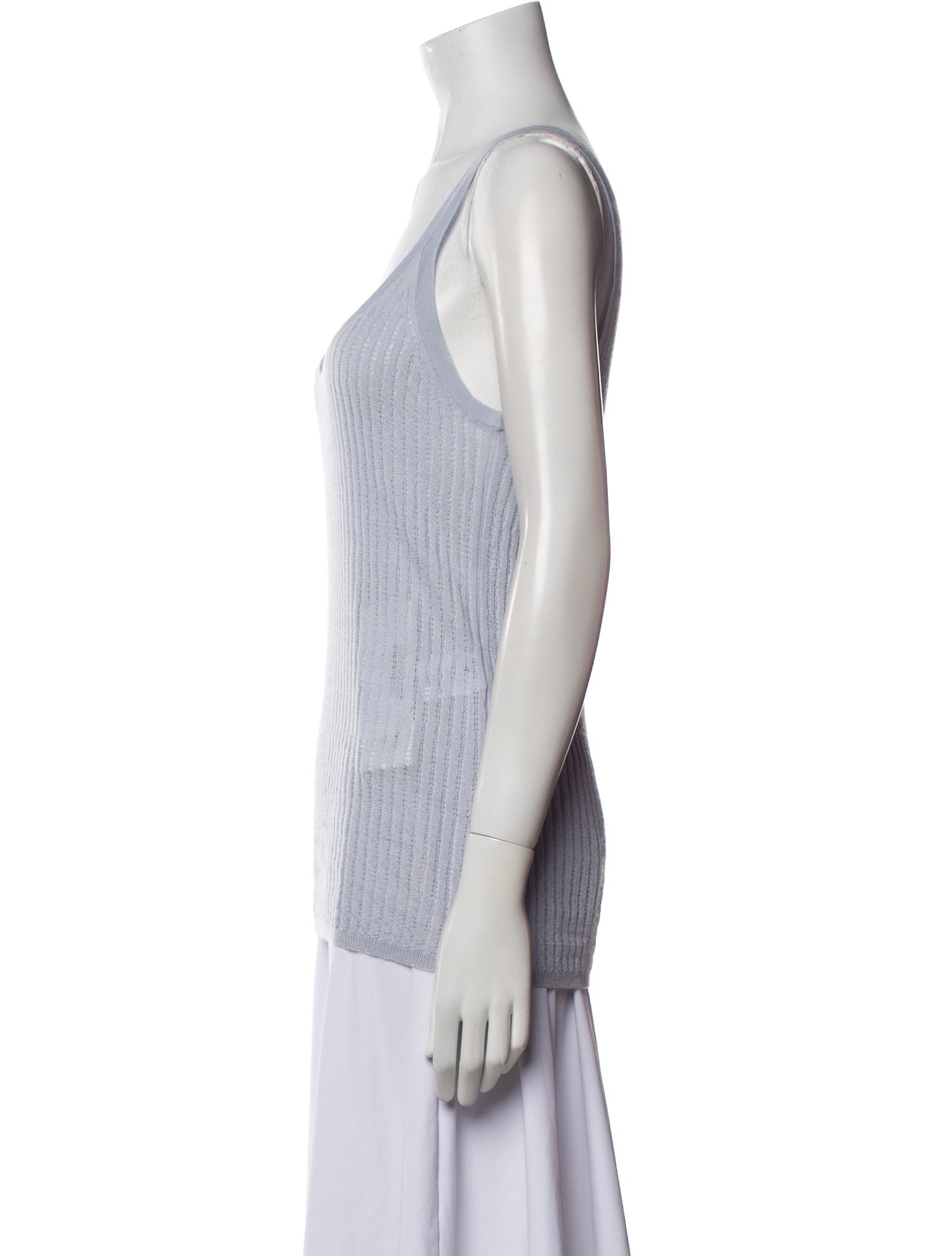 Gabriela Hearst Cashmere Scoop Neck Top