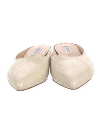 Gabriela Hearst Snakeskin Mules