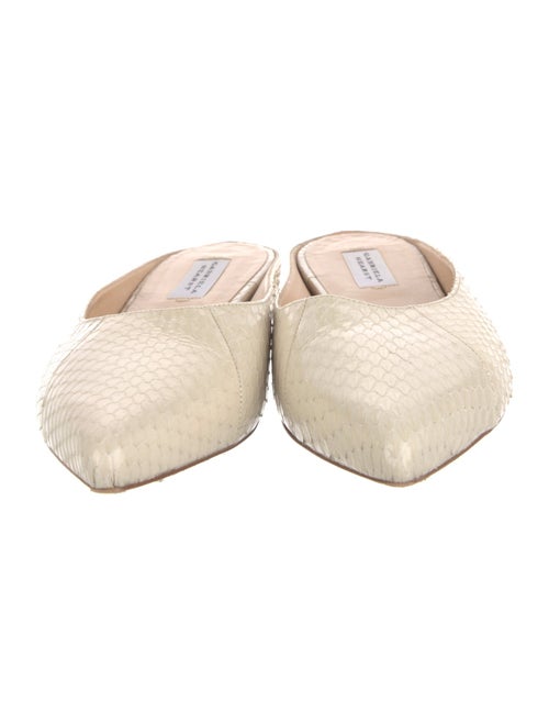 Gabriela Hearst Snakeskin Mules
