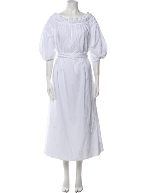 Gabriela Hearst Scoop Neck Long Dress