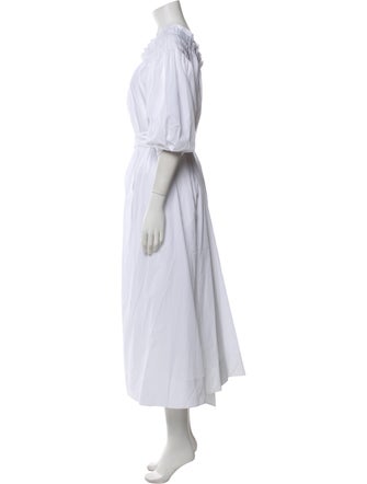 Gabriela Hearst Scoop Neck Long Dress