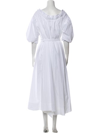 Gabriela Hearst Scoop Neck Long Dress