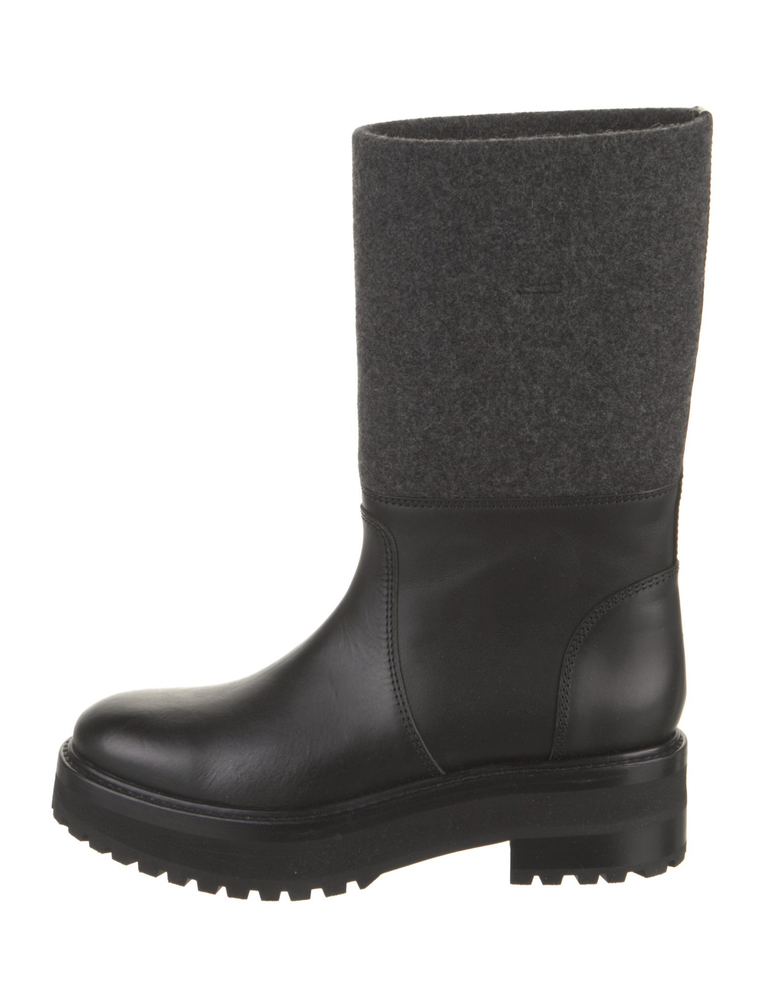 Gabriela Hearst Leather Rain Boots