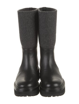Gabriela Hearst Leather Rain Boots
