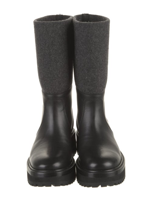 Gabriela Hearst Leather Rain Boots