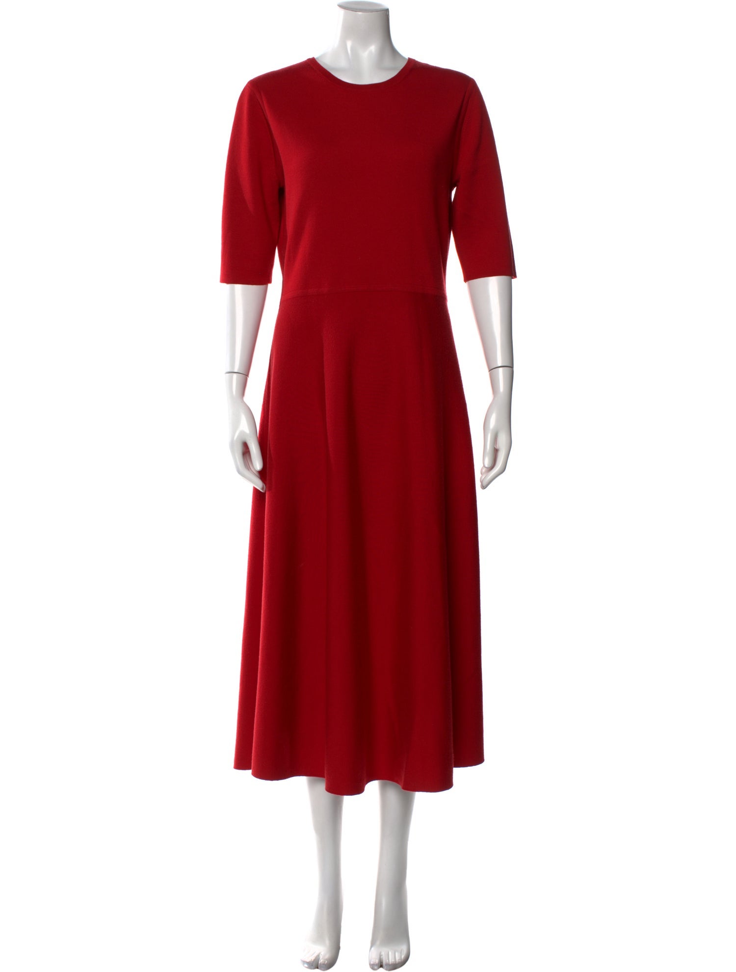 Gabriela Hearst Crew Neck Long Dress