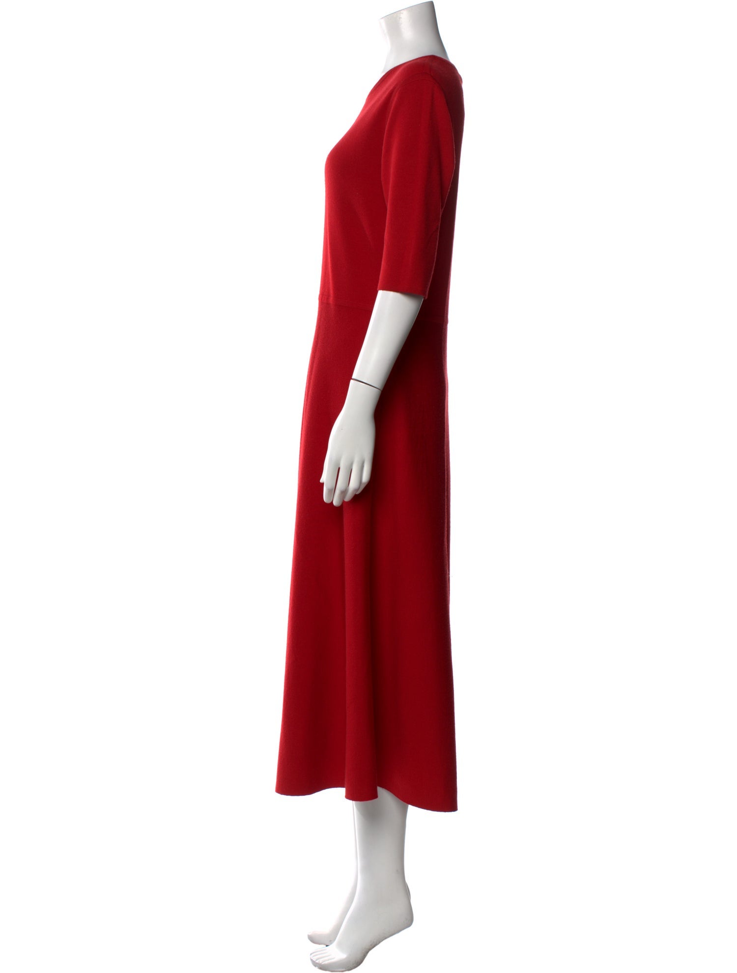 Gabriela Hearst Crew Neck Long Dress