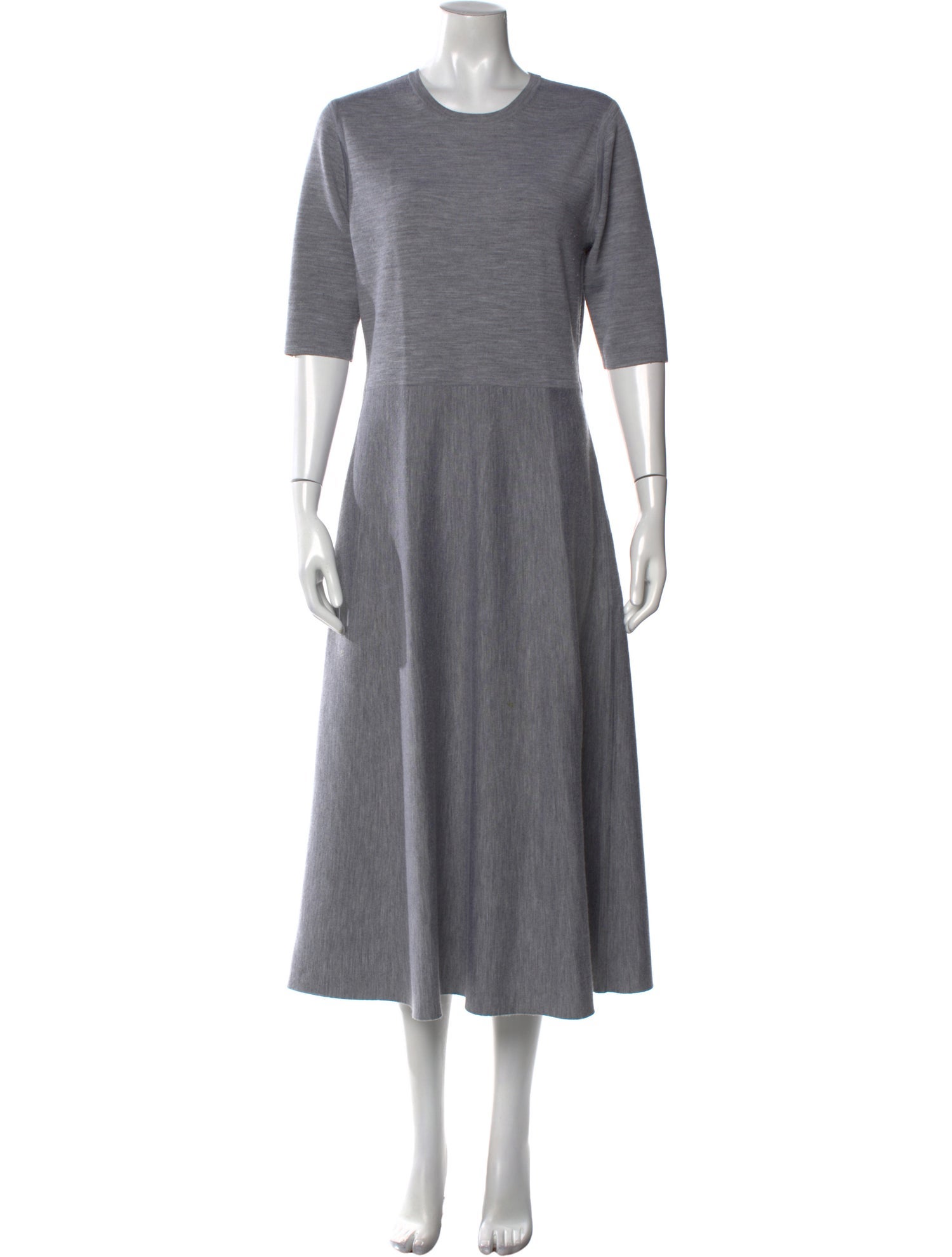 Gabriela Hearst Crew Neck Long Dress