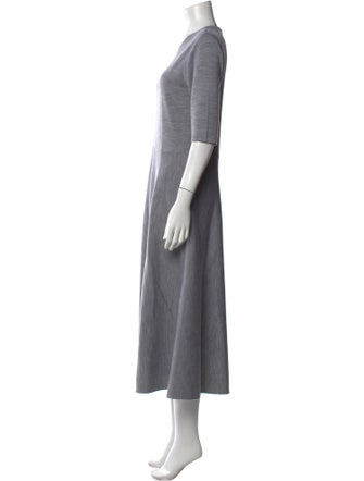 Gabriela Hearst Crew Neck Long Dress