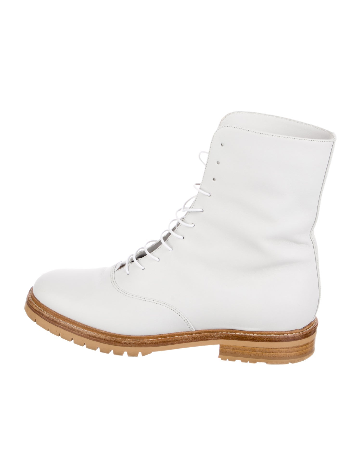 Gabriela Hearst Leather Lace-Up Boots