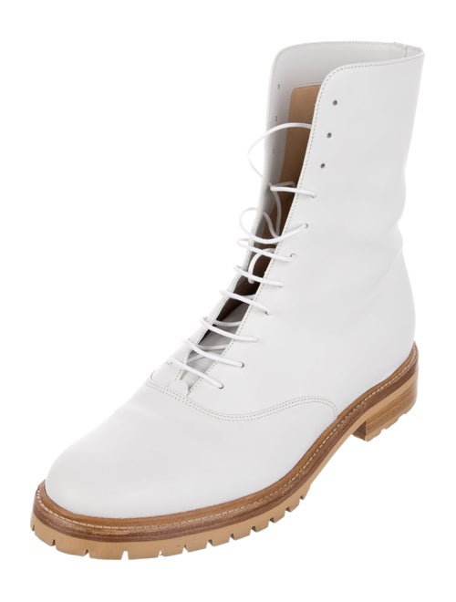 Gabriela Hearst Leather Lace-Up Boots