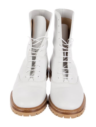 Gabriela Hearst Leather Lace-Up Boots