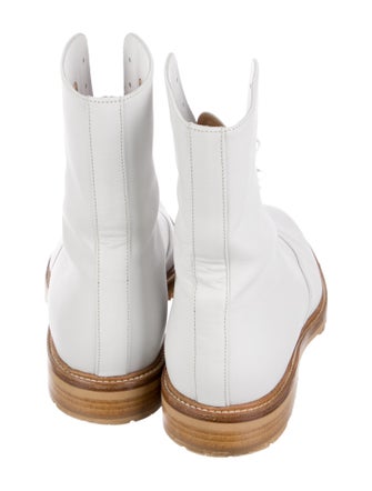 Gabriela Hearst Leather Lace-Up Boots