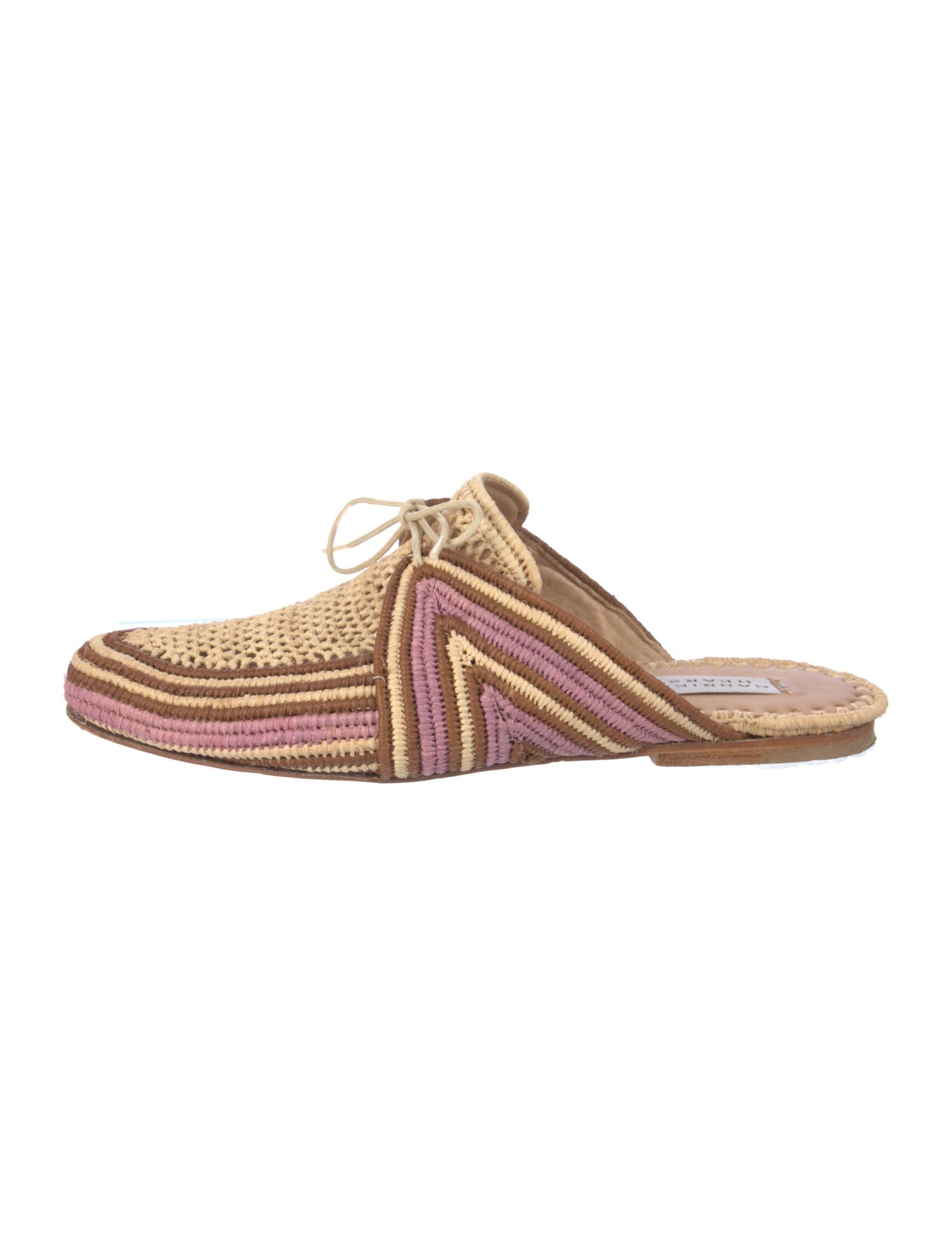 Gabriela Hearst Raffia Striped Mules