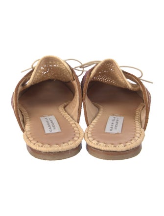 Gabriela Hearst Raffia Striped Mules