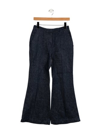 Gabriela Hearst Mid-Rise Wide Leg Jeans