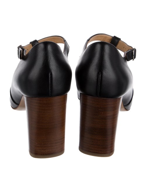 Gabriela Hearst Leather T-Strap Pumps