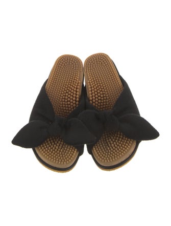 Gabriela Hearst Felt Bow Accents Slides