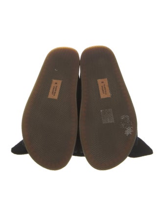 Gabriela Hearst Felt Bow Accents Slides