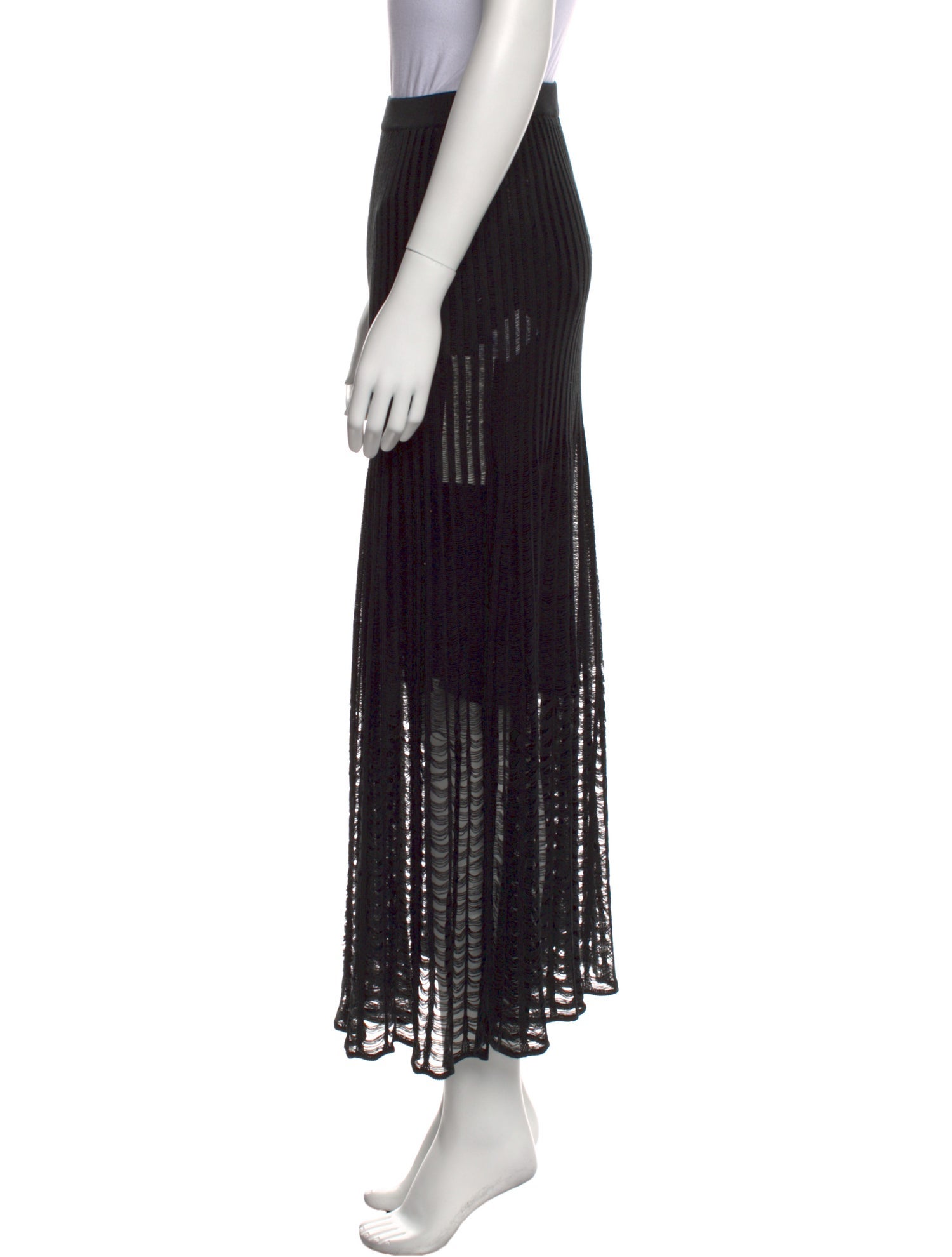 Gabriela Hearst Silk Midi Length Skirt