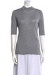 Gabriela Hearst Cashmere Mock Neck T-Shirt