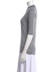 Gabriela Hearst Cashmere Mock Neck T-Shirt