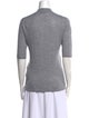Gabriela Hearst Cashmere Mock Neck T-Shirt